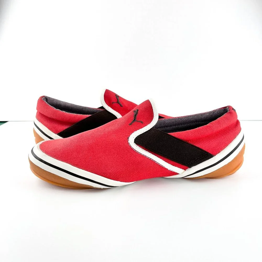 Puma Barrel Roll Low Slip-On Sneakers Shoes Mens Size 7.5 Red Brown NEW - Picture 9 of 11